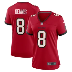 Sirvocea dennis tampa bay buccaneers nike womens game jersey Red