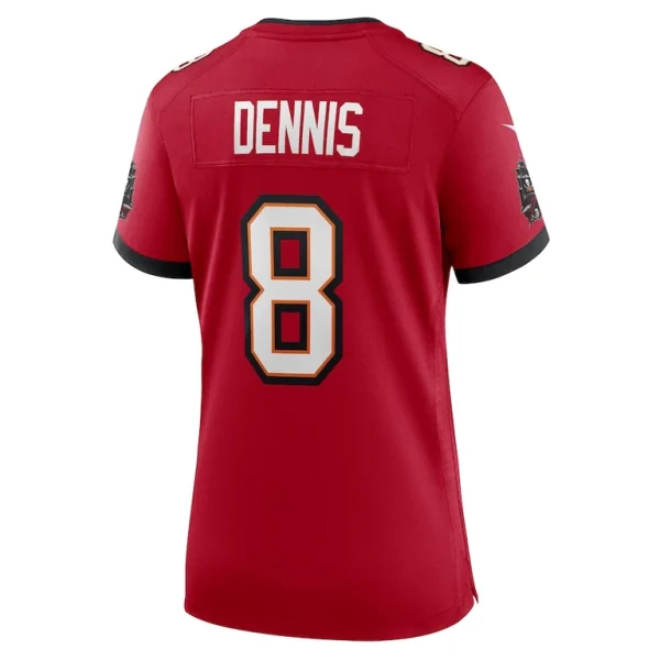 Sirvocea dennis tampa bay buccaneers nike womens game jersey Red L