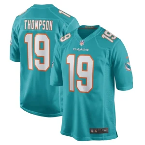 Skylar thompson miami dolphins nike game player jersey Aqua