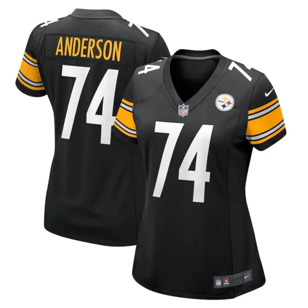 Spencer anderson pittsburgh steelers nike womens game jersey Black