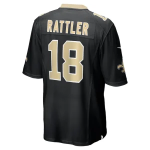 Spencer rattler new orleans saints nike game jersey Black L