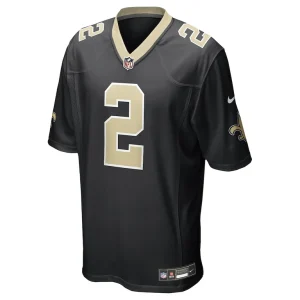 Spencer rattler new orleans saints nike team game jersey Black M