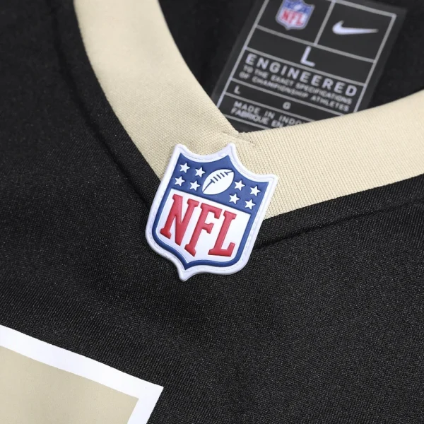 Spencer rattler new orleans saints nike team game jersey Black XL