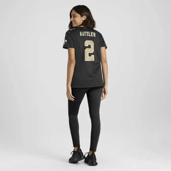 Spencer rattler new orleans saints nike womens team game jersey Black 2XL