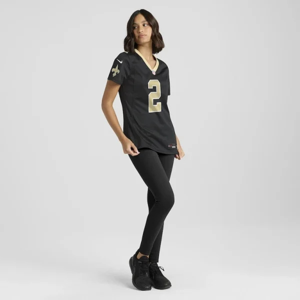 Spencer rattler new orleans saints nike womens team game jersey Black XL