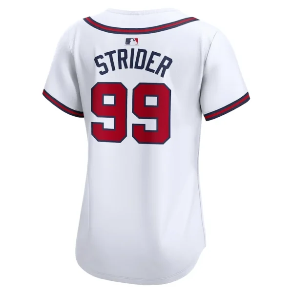 Spencer strider atlanta braves nike womens home limited player jersey White L