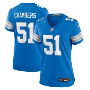 Steele chambers detroit lions nike womens game jersey Blue