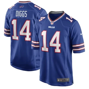 Stefon diggs buffalo bills nike logo game player jersey Royal