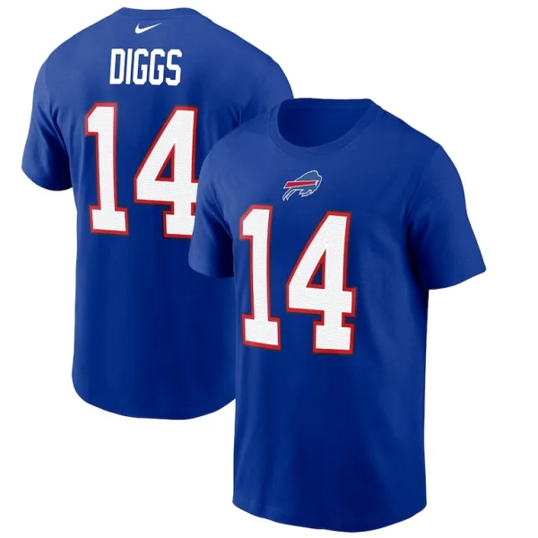 Stefon diggs buffalo bills nike name number t shirt Royal