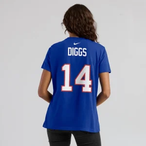Stefon diggs buffalo bills nike womens name number t shirt Royal 2XL