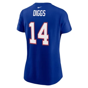 Stefon diggs buffalo bills nike womens name number t shirt Royal L