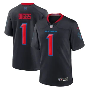 Stefon diggs houston texans nike alternate game jersey Navy