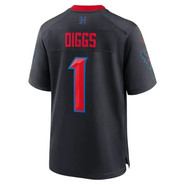 Stefon diggs houston texans nike alternate game jersey Navy L