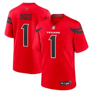 Stefon diggs houston texans nike alternate game jersey Red