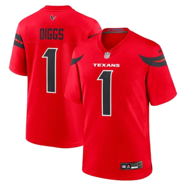 Stefon diggs houston texans nike alternate game jersey Red