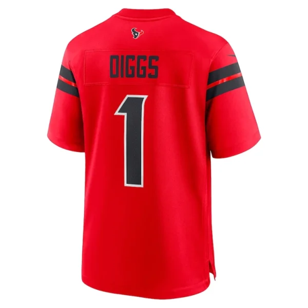 Stefon diggs houston texans nike alternate game jersey Red L