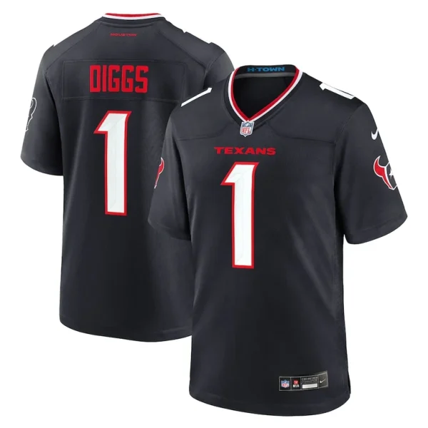 Stefon diggs houston texans nike game jersey Navy