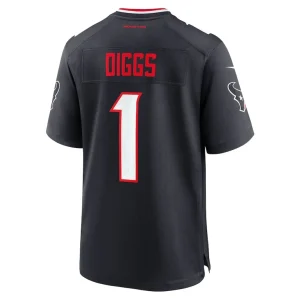 Stefon diggs houston texans nike game jersey Navy L
