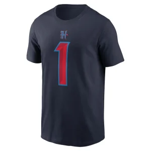 Stefon diggs houston texans nike name number t shirt Navy M