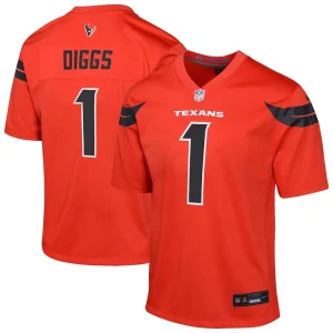Stefon diggs houston texans nike youth alternate player game jersey Red