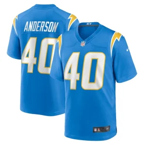 Stephen anderson los angeles chargers nike game jersey Powder blue