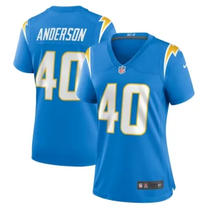 Stephen anderson los angeles chargers nike womens game jersey Powder blue