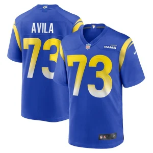 Steve avila los angeles rams nike home game jersey Royal
