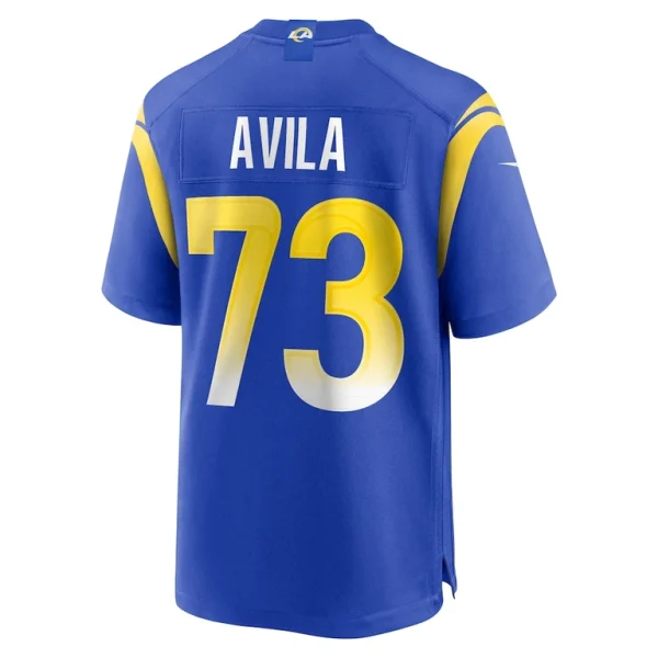 Steve avila los angeles rams nike home game jersey Royal L