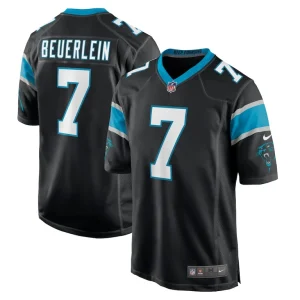 Steve beuerlein carolina panthers nike retired player jersey Black