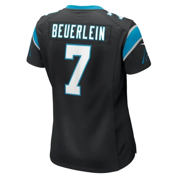 Steve beuerlein carolina panthers nike womens retired player jersey Black L