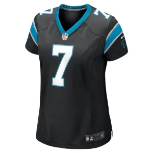 Steve beuerlein carolina panthers nike womens retired player jersey Black M