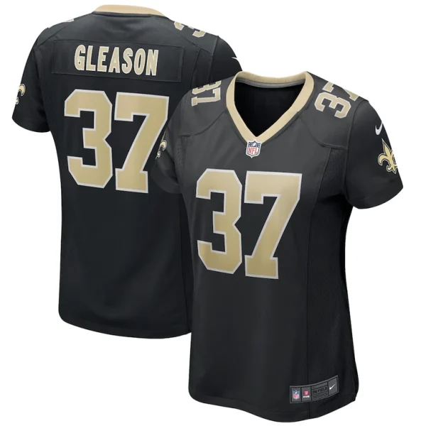 Steve gleason new orleans saints nike womens game retired player jersey Black