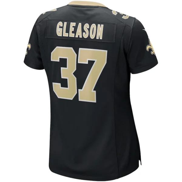 Steve gleason new orleans saints nike womens game retired player jersey Black L