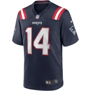 Steve grogan new england patriots nike game retired player jersey Navy M