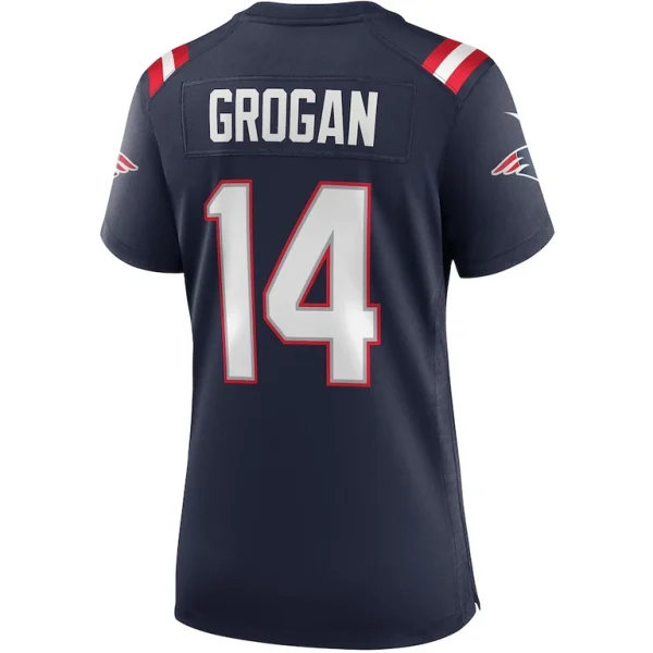 Steve grogan new england patriots nike womens game retired player jersey Navy L
