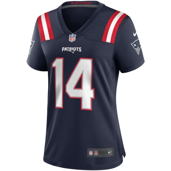 Steve grogan new england patriots nike womens game retired player jersey Navy M