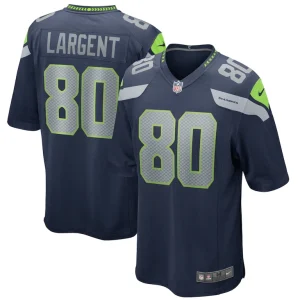 Steve largent seattle seahawks nike game retired player jersey College navy