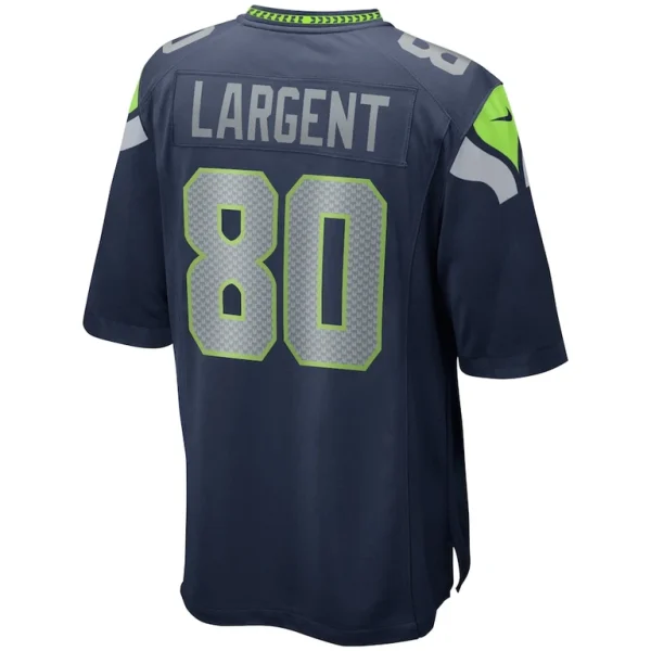 Steve largent seattle seahawks nike game retired player jersey College navy L