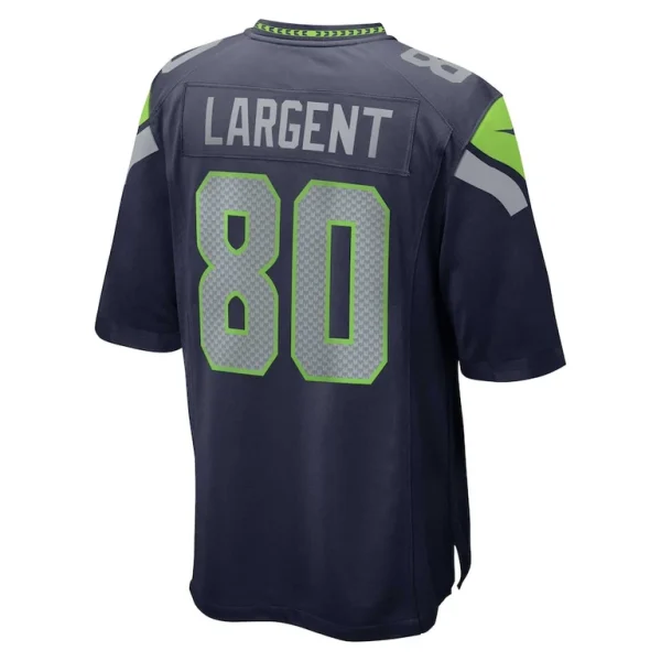 Steve largent seattle seahawks nike retired player game jersey College navy L