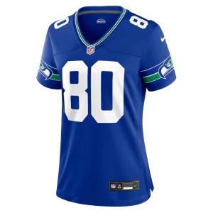 Steve largent seattle seahawks nike womens throwback retired player game jersey Royal M