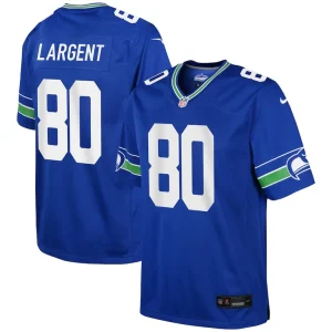 Steve largent seattle seahawks nike youth alternate retired player game jersey Royal