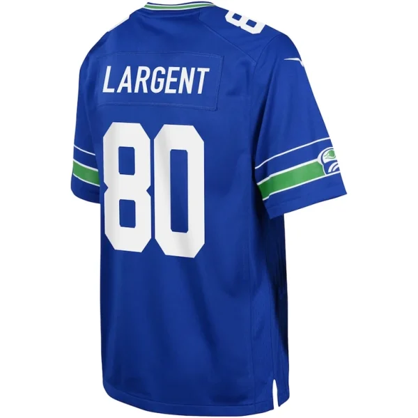 Steve largent seattle seahawks nike youth alternate retired player game jersey Royal Yth L