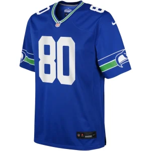 Steve largent seattle seahawks nike youth alternate retired player game jersey Royal Yth M
