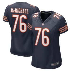 Steve mcmichael chicago bears nike womens retired player game jersey Navy