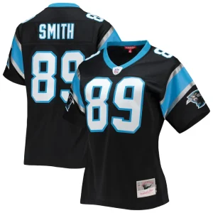 Steve smith carolina panthers mitchell ness womens legacy replica player jersey Black