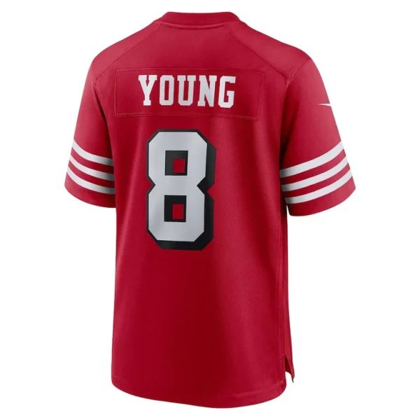 Steve young san francisco 49ers nike retired alternate game jersey Scarlet L