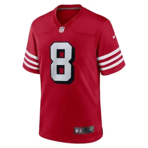 Steve young san francisco 49ers nike retired alternate game jersey Scarlet M