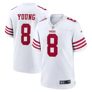 Steve young san francisco 49ers nike retired game player jersey White