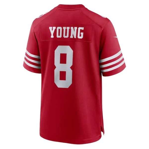 Steve young san francisco 49ers nike retired player game jersey Scarlet L