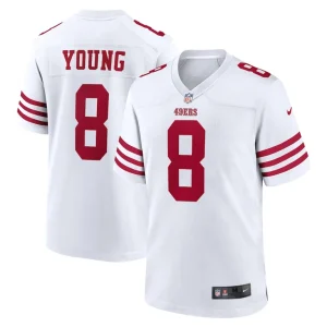 Steve young san francisco 49ers nike retired player game jersey White